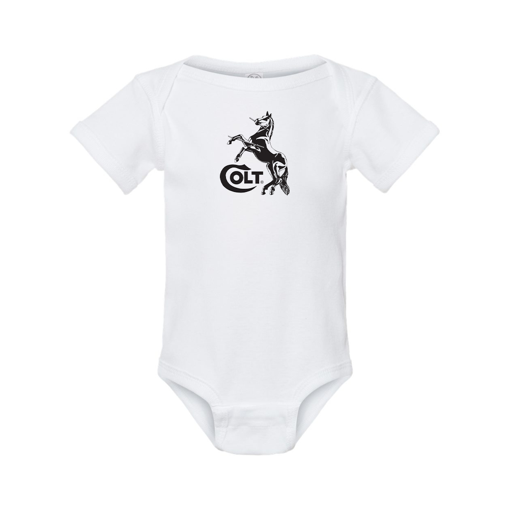 Colt Horse Rabbit Skins Infant Baby Rib Bodysuit