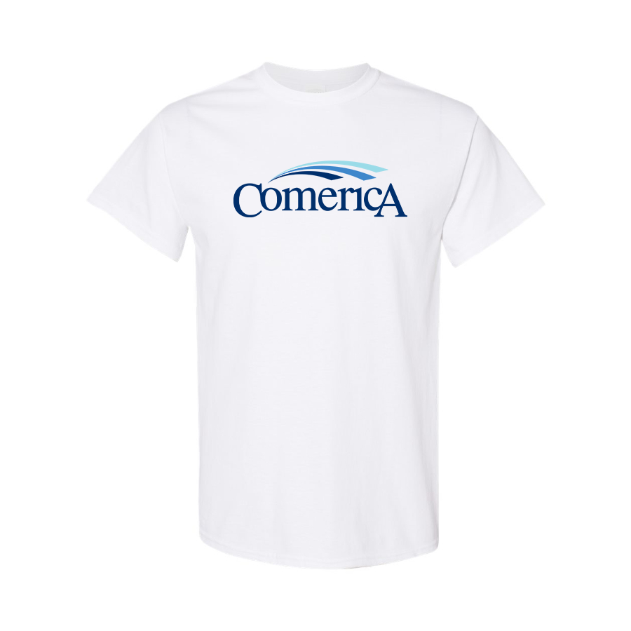 Men's Comerica  Logo Cotton T-Shirt