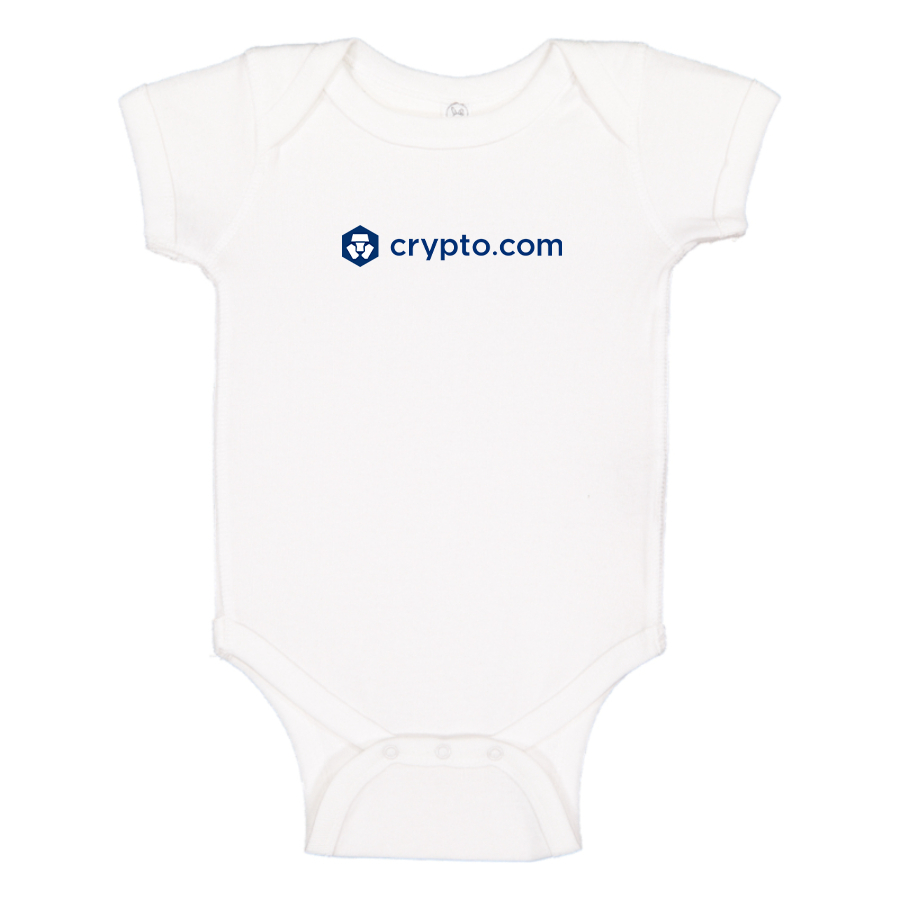 Crypto.Com  Logo Baby Onesie Romper