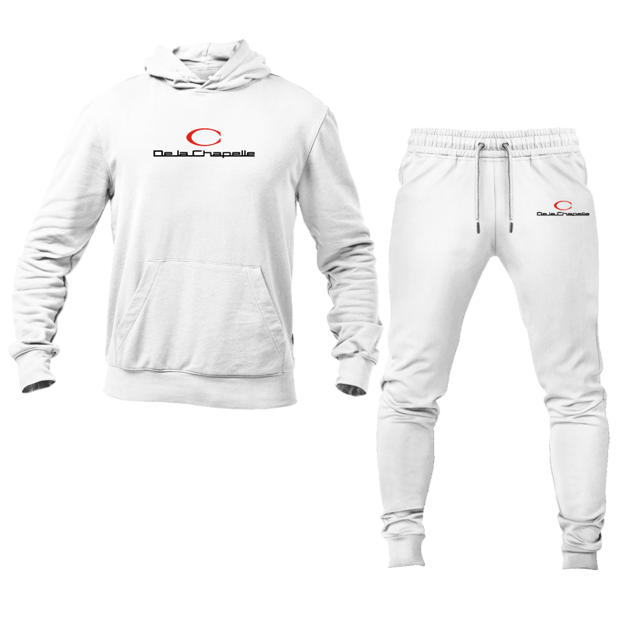 Men's De La Chapelle  Logo Hoodie Joggers Set