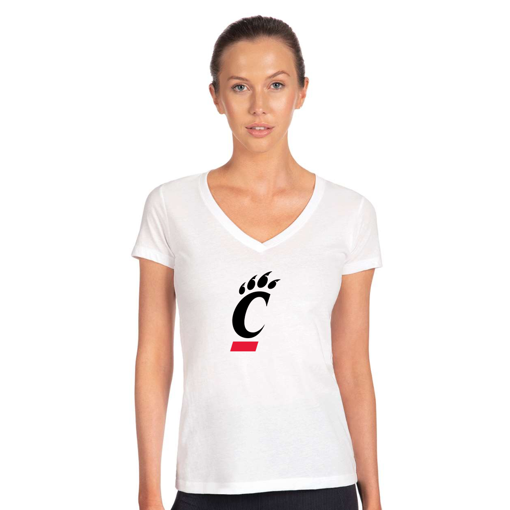 Women's Cincinnati Bearcats Next Level V-Neck T-Shirt