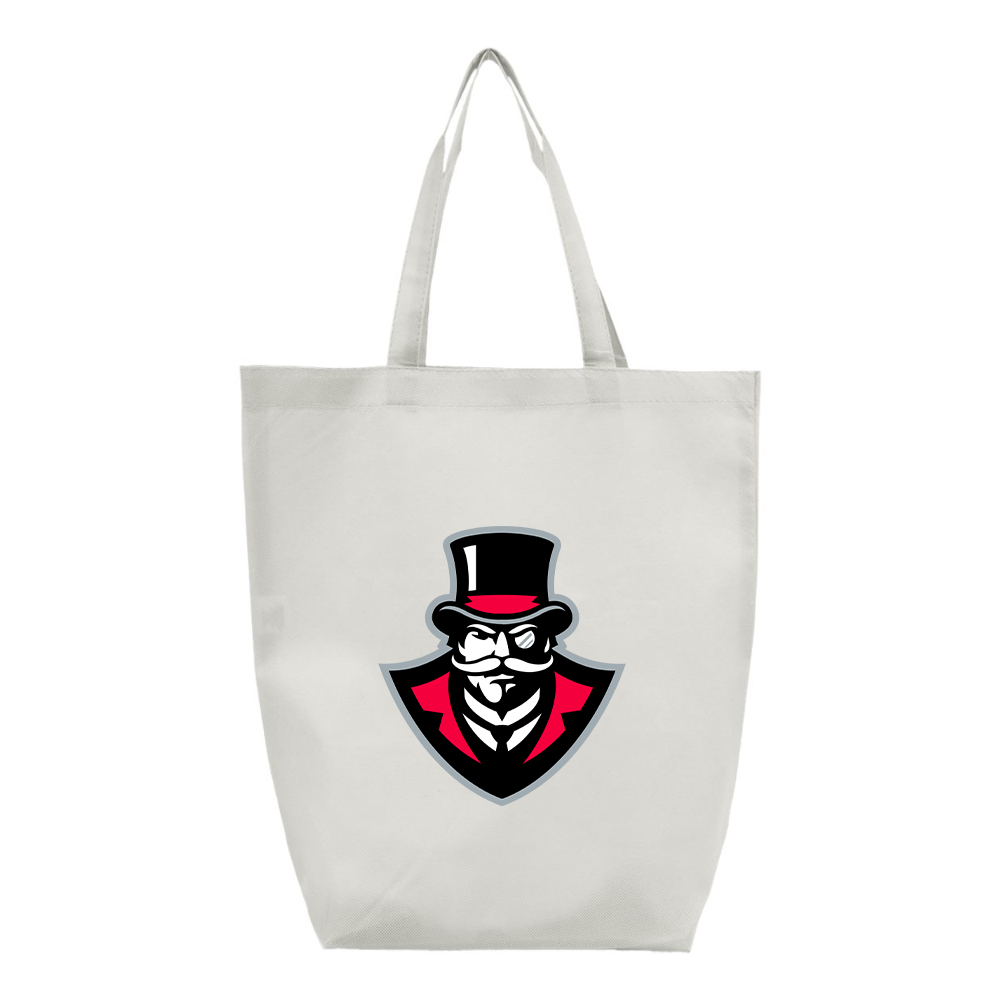 Austin Peay Governors Q-Tees Non-Woven Gusset Bottom Tote