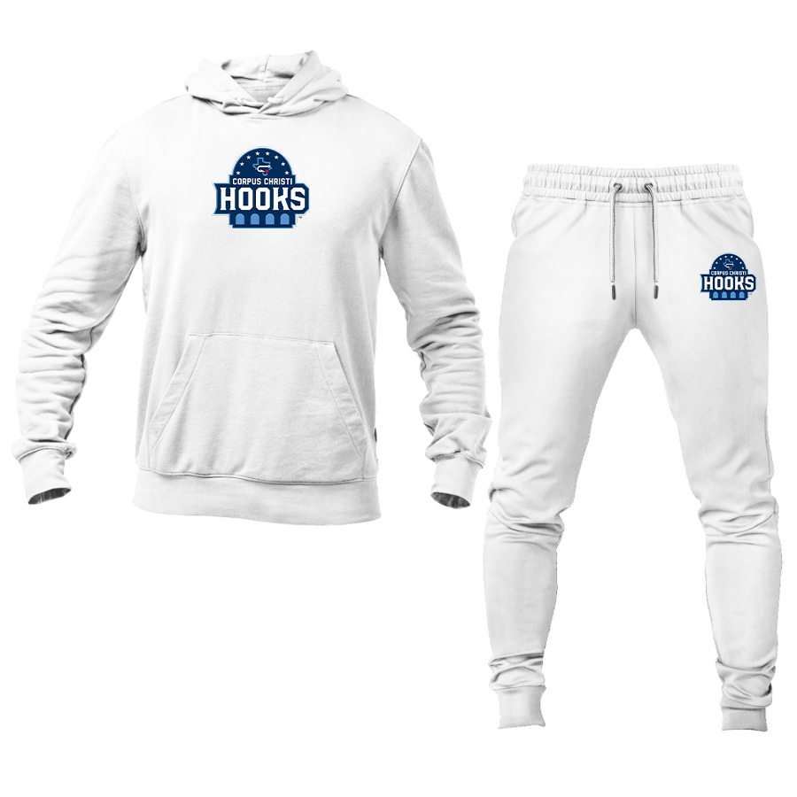 Men's Corpus Christi Hooks Logo Hoodie Joggers Set