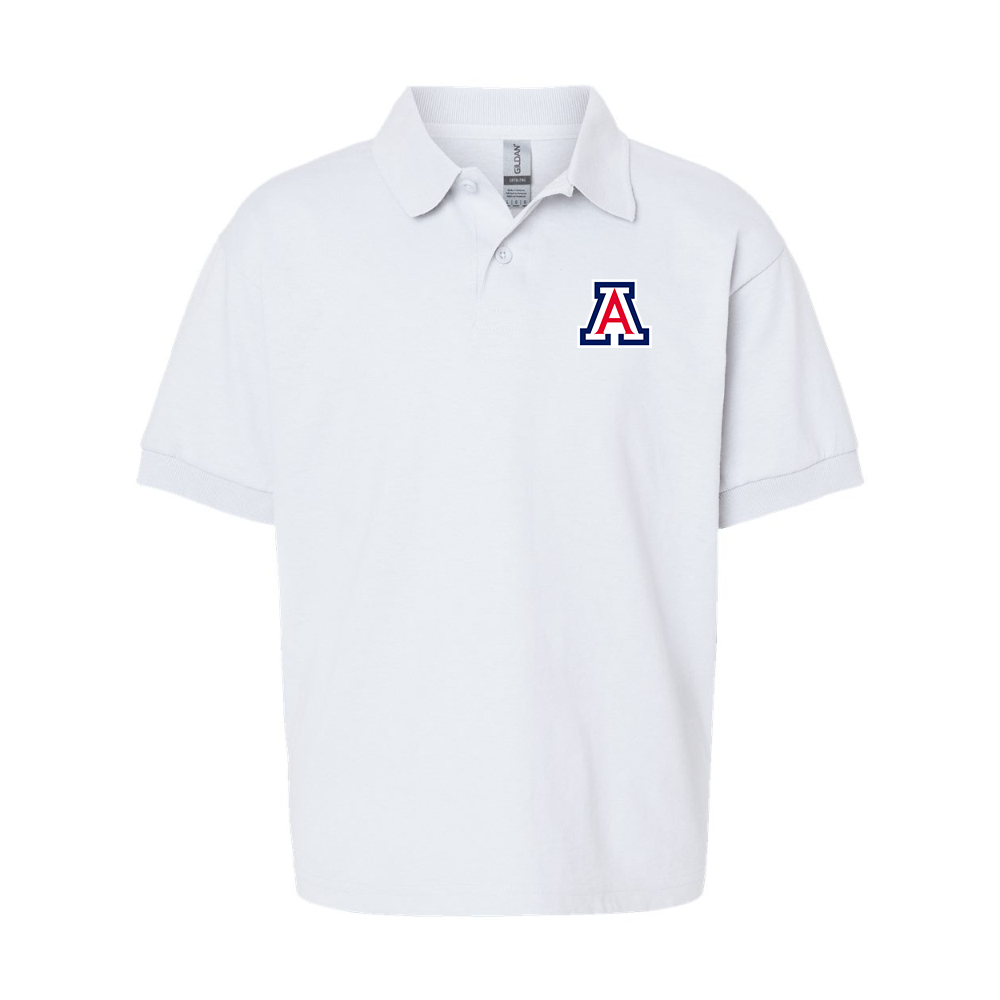 Youth Arizona Wildcats  Gildan Dry Blend Jersey Polo