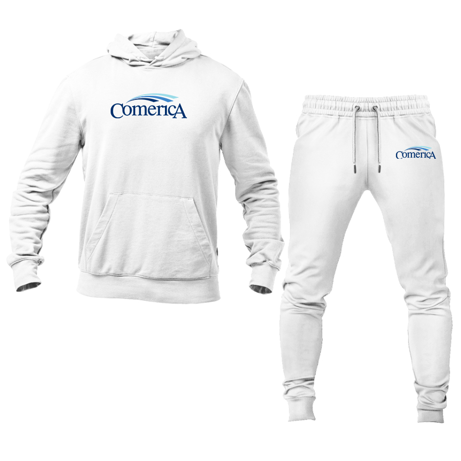Men's Comerica  Logo Hoodie Joggers Set