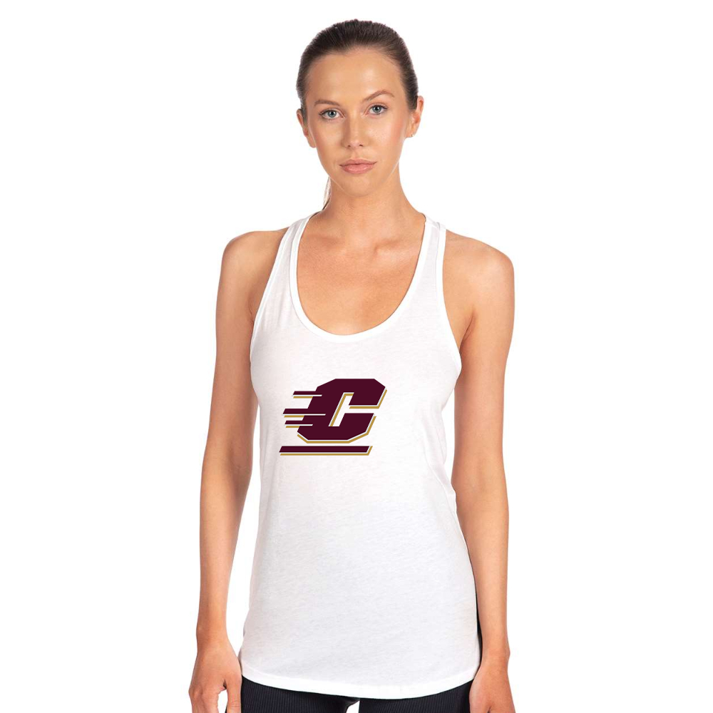 Women's Central Michigan Chippewas  Next Level Ideal Racerback Tank