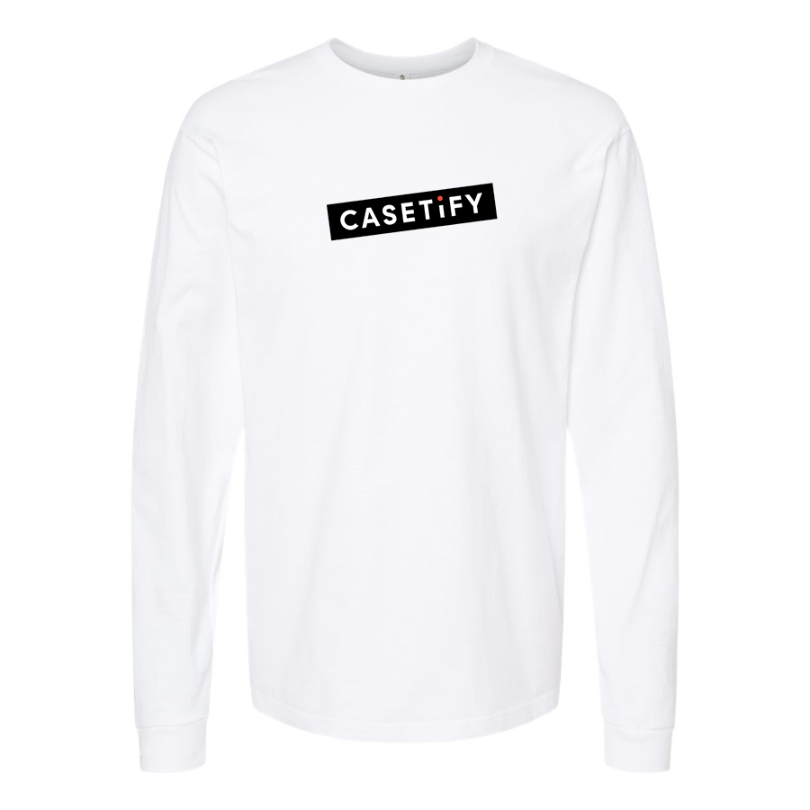 Men's Casetify Logo Cotton Long Sleeve T-Shirt