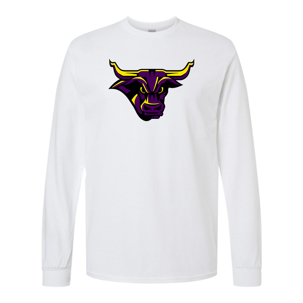 Men's Minnesota State Mavericks Gildan Heavy Cotton Long Sleeve T-Shirt