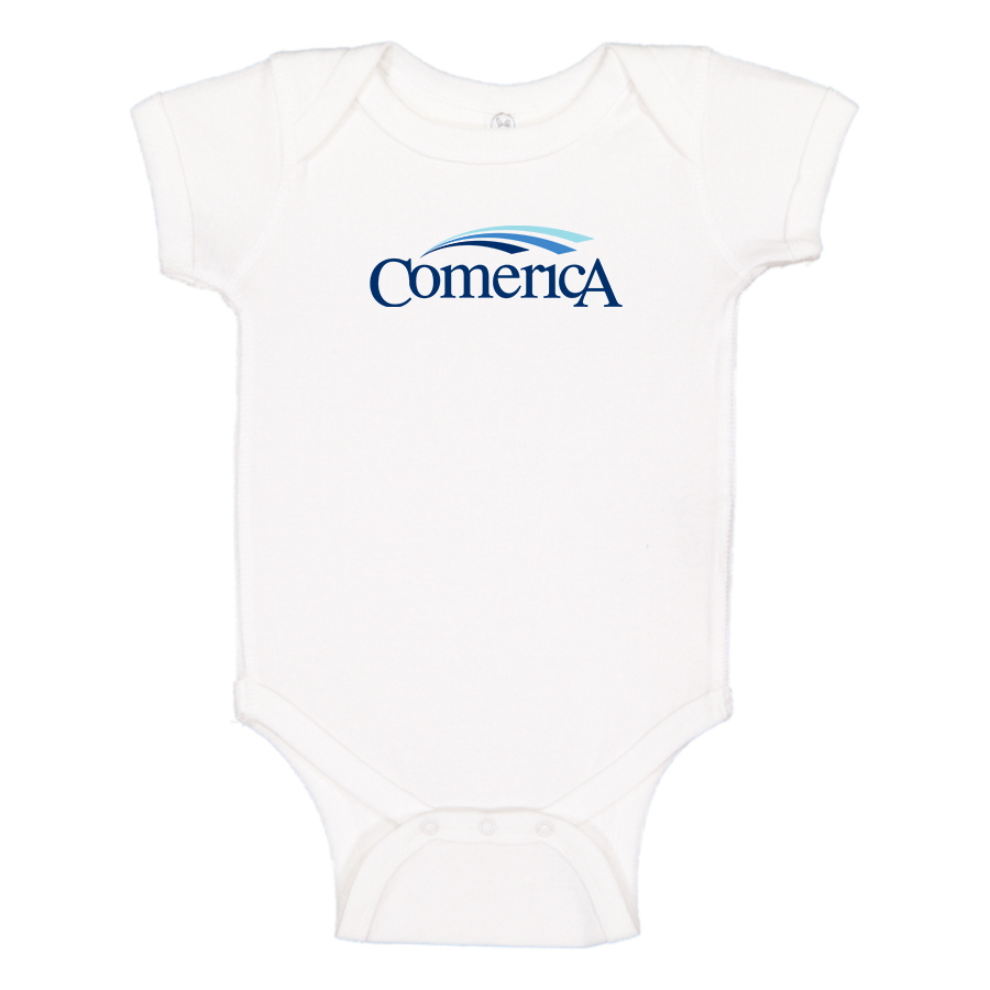 Comerica  Logo Baby Onesie Romper