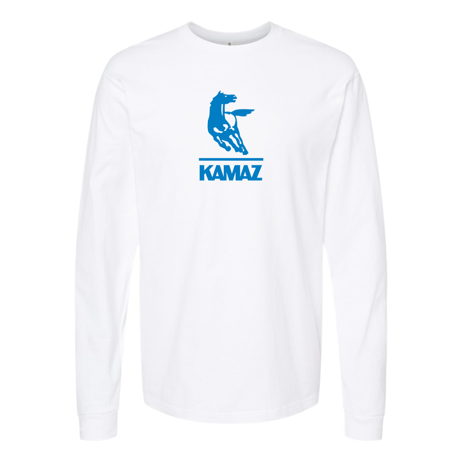 Men's KAMAZ  Logo Cotton Long Sleeve T-Shirt