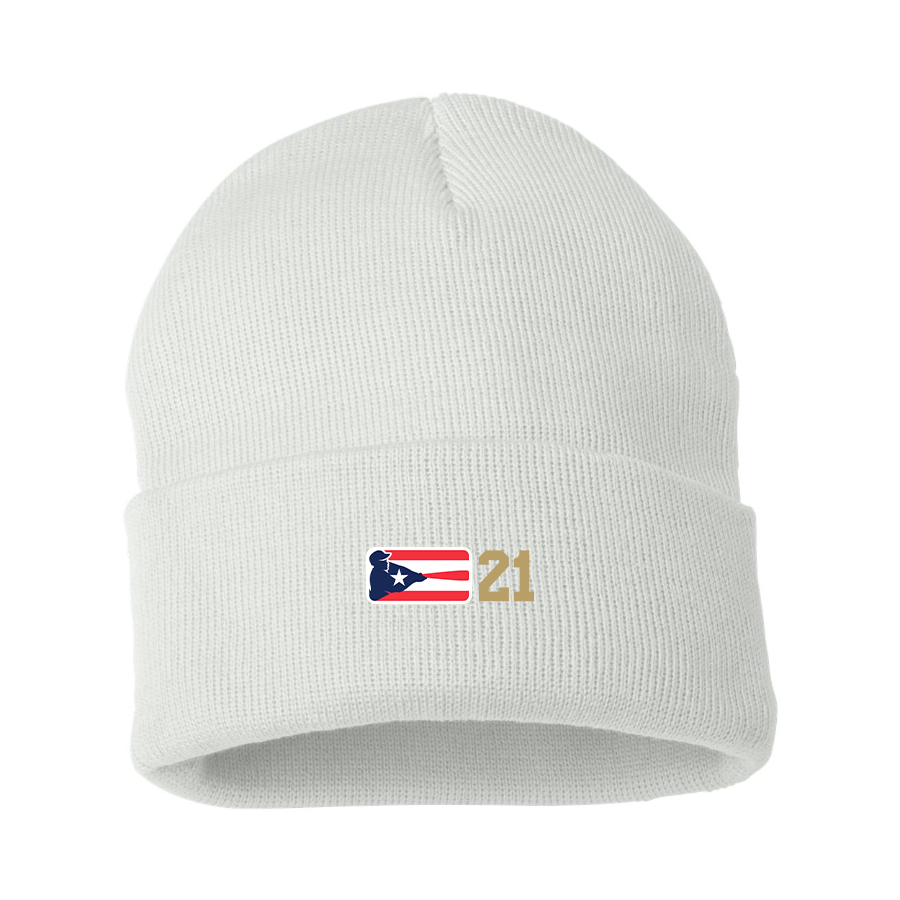 Liga de Beisbol Profesional Roberto Clemente Logo Beanie Hat