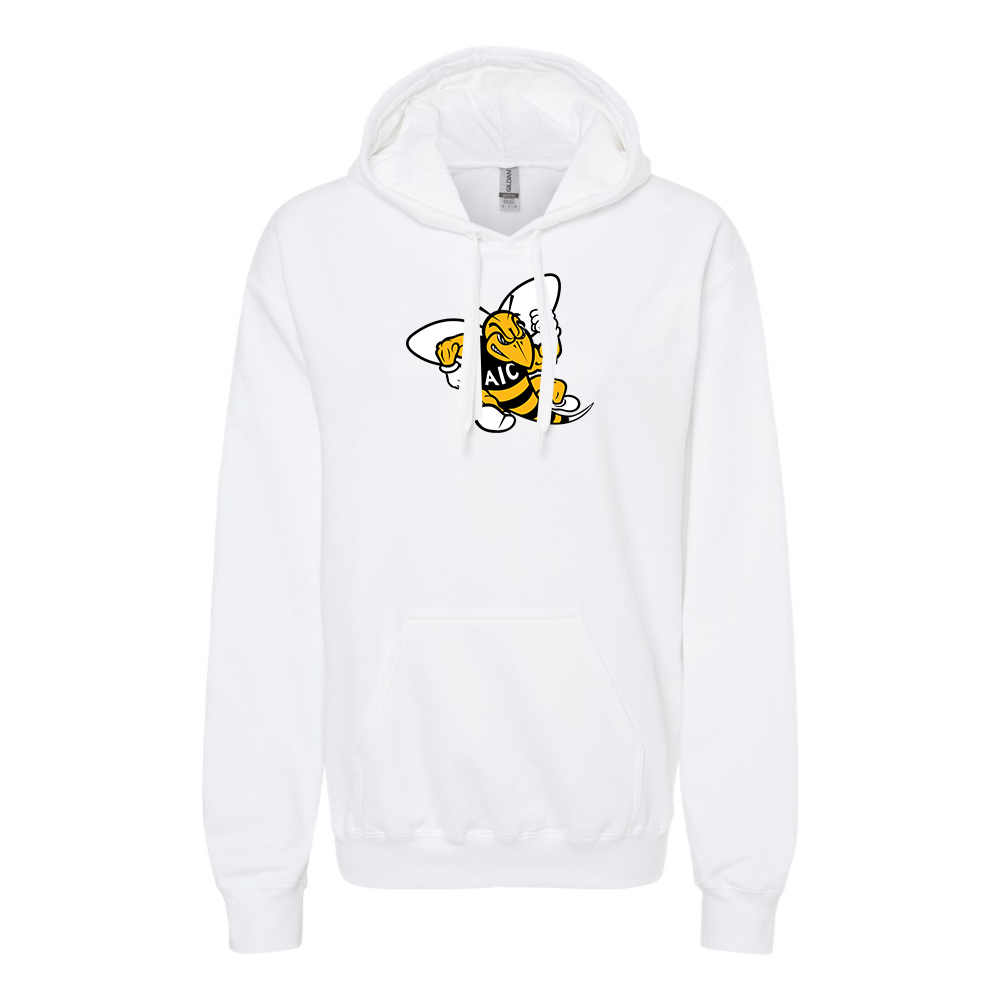 Men's AIC Yellow Jackets  Softstyle Midweight Hooded Sweatshirt
