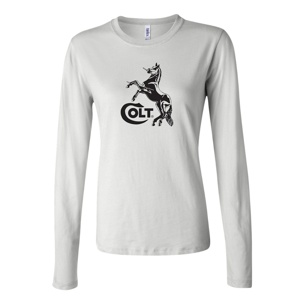 BELLA CANVAS Women’s Colt Horse  Jersey Long Sleeve Tee