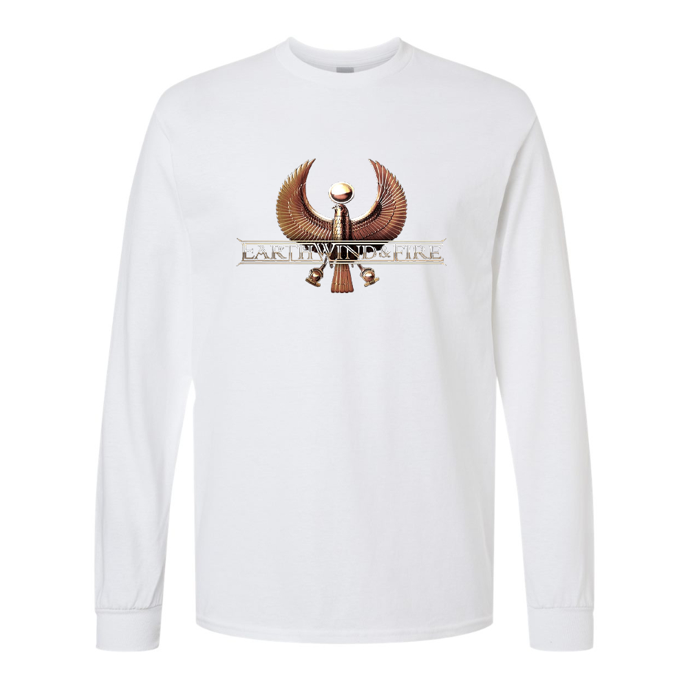 Men's Earth Wind & Fire  Gildan Heavy Cotton Long Sleeve T-Shirt