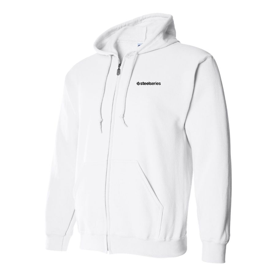 Men's Steelseries Logo  Zipper Hoodie