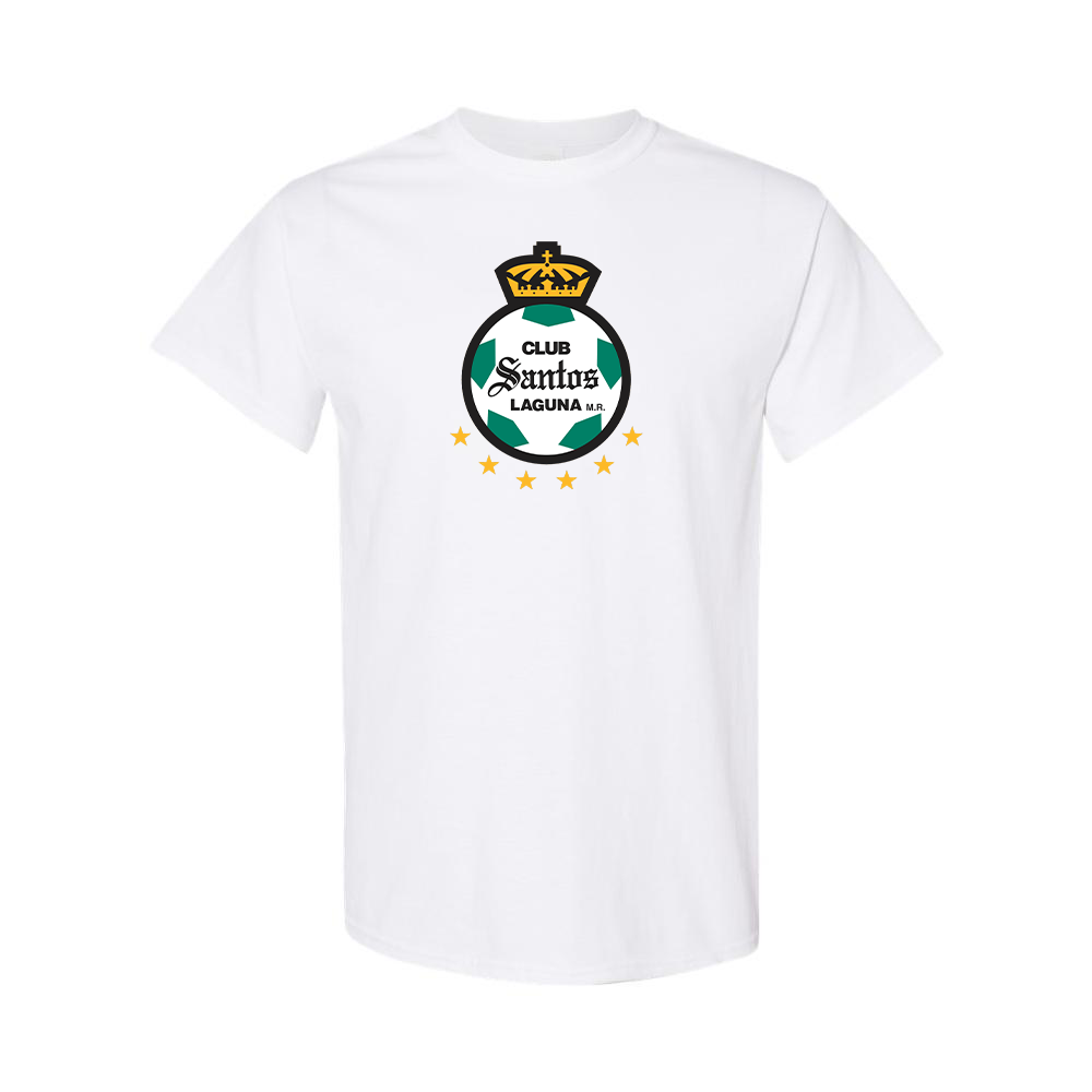 Men's Santos Laguna Soccer Gildan Heavy Cotton T-Shirt