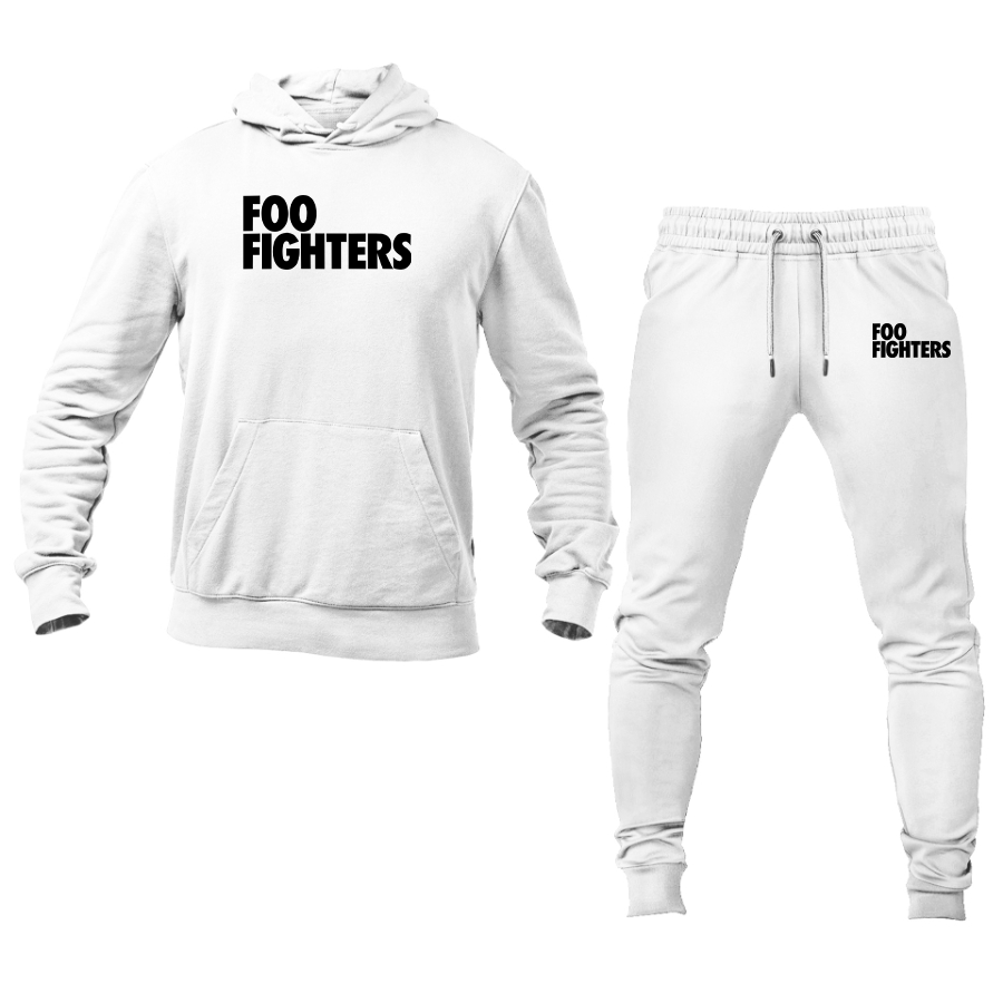 Men's Foo Fighters Logo Hoodie Joggers Set