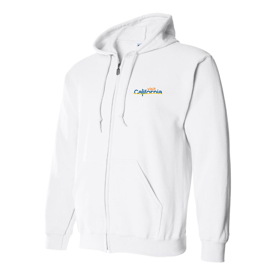 Men's  Visit California   Zipper Hoodie