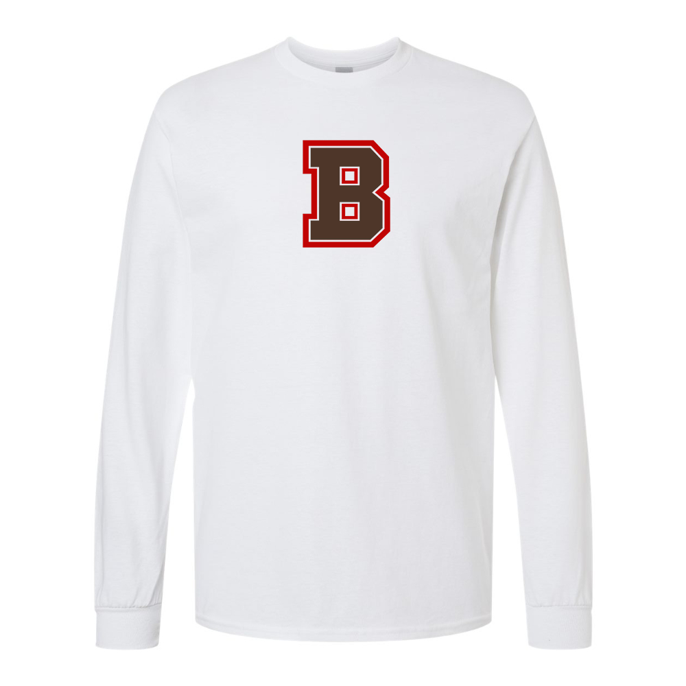 Men's Brown Bears Gildan Heavy Cotton Long Sleeve T-Shirt