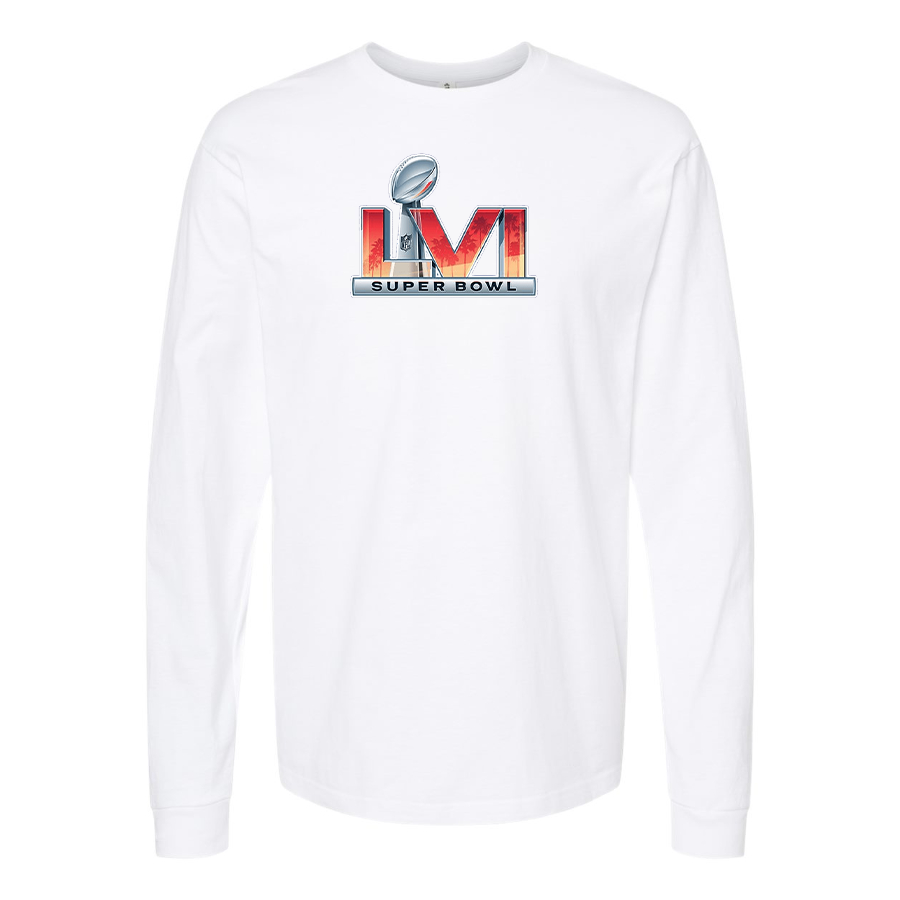 Men's Superbowl LVI Logo  Cotton Long Sleeve T-Shirt