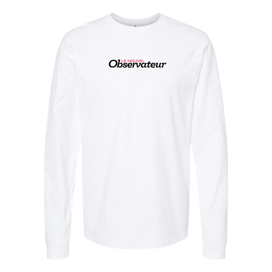 Youth Le Nouvel Observateur Logo  Long sleeves