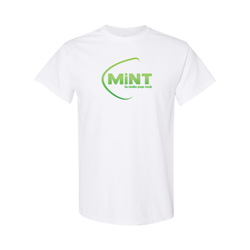 Men's Mint Radio Logo Cotton T-Shirt