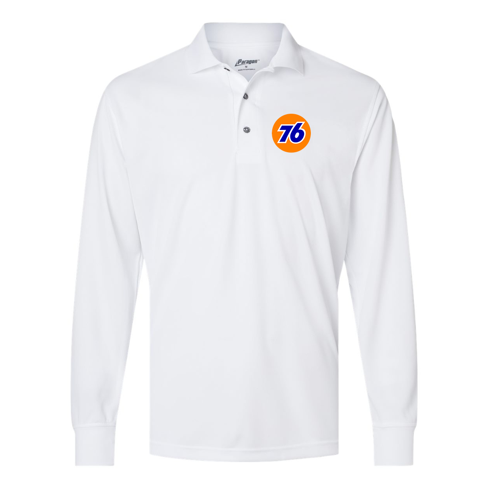 Men's 76 Gas Station Paragon Prescott Long Sleeve Polo