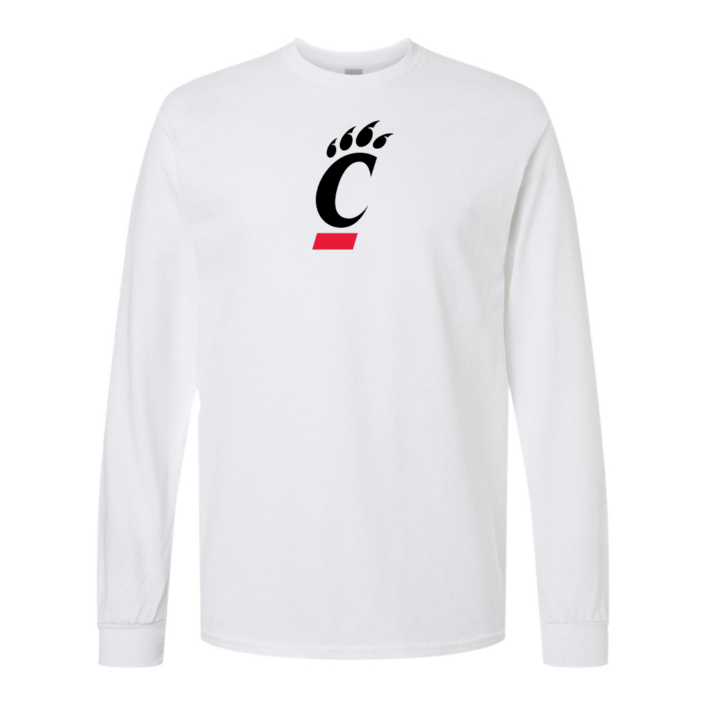 Men's Cincinnati Bearcats Gildan Heavy Cotton Long Sleeve T-Shirt