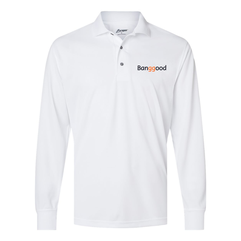 Men's Banggood    Paragon Prescott Long Sleeve Polo