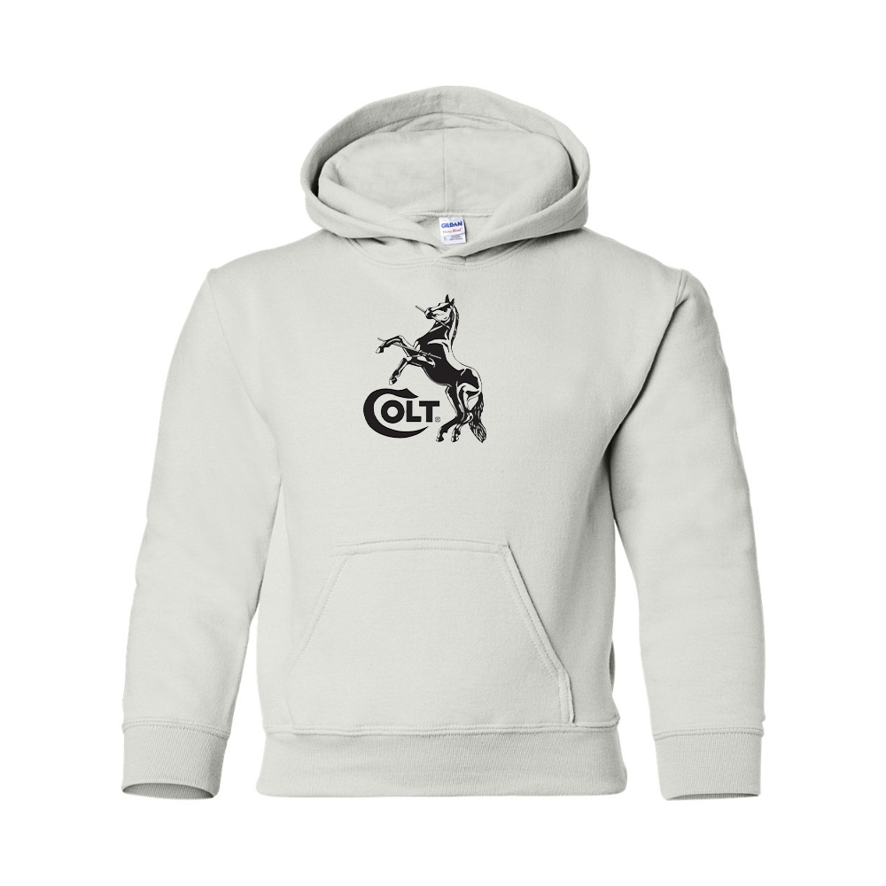 Youth Colt Horse  Gildan Heavy Blend  Hooded Sweatshirt