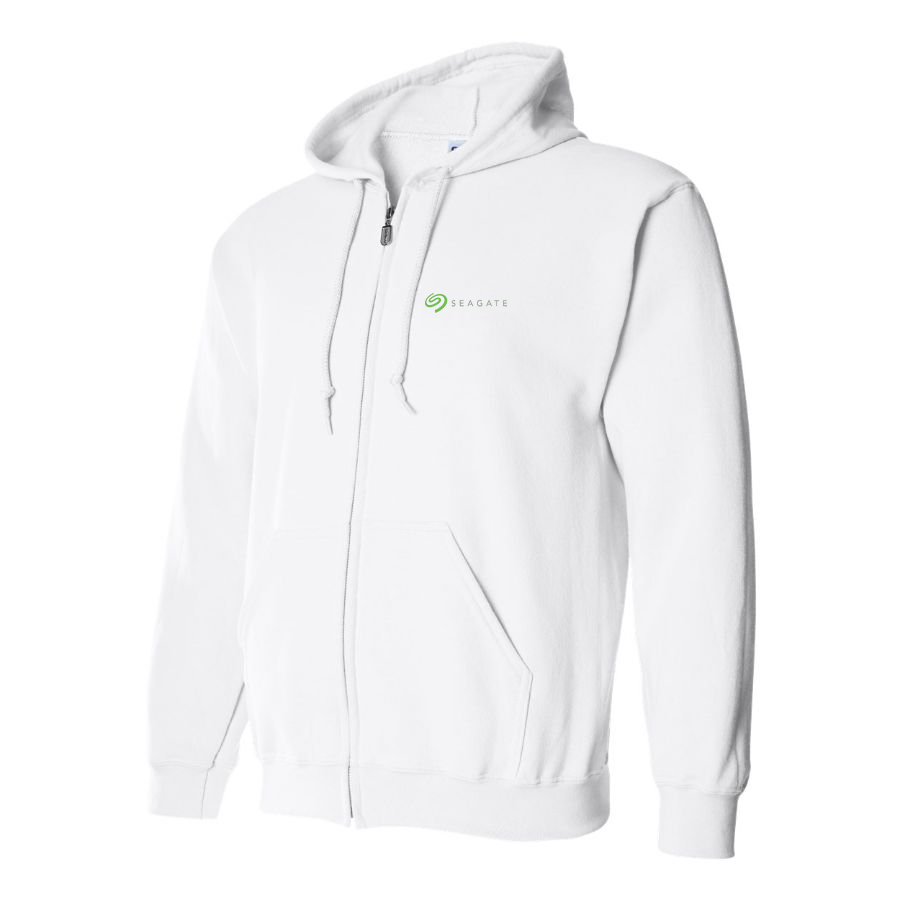 Men's Seagate Logo  Zipper Hoodie