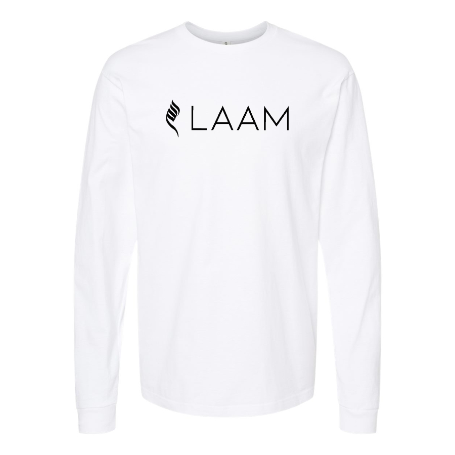 Men's Laam Logo Cotton Long Sleeve T-Shirt