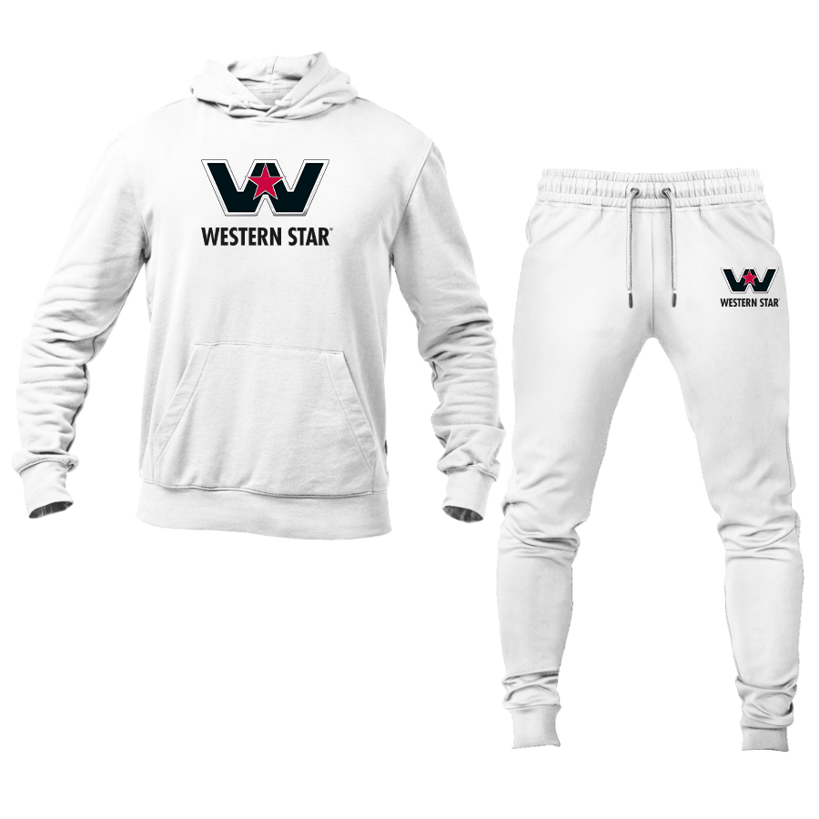 Men's Western Star Logo Hoodie Joggers Set