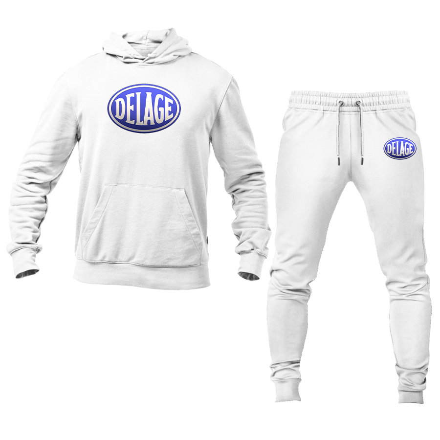 Men's Delage  Logo Hoodie Joggers Set