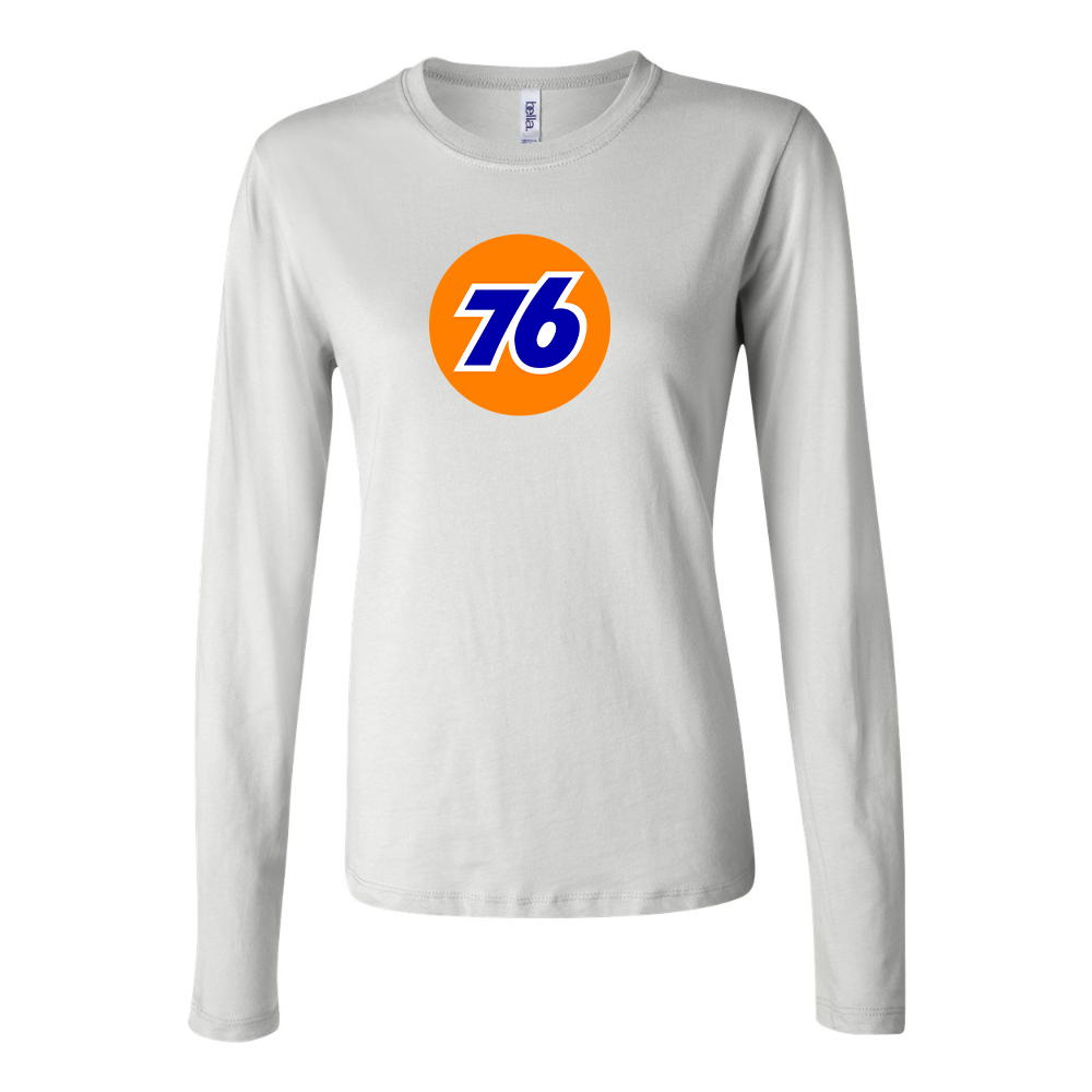 BELLA CANVAS Women’s 76 Gas Station Jersey Long Sleeve Tee