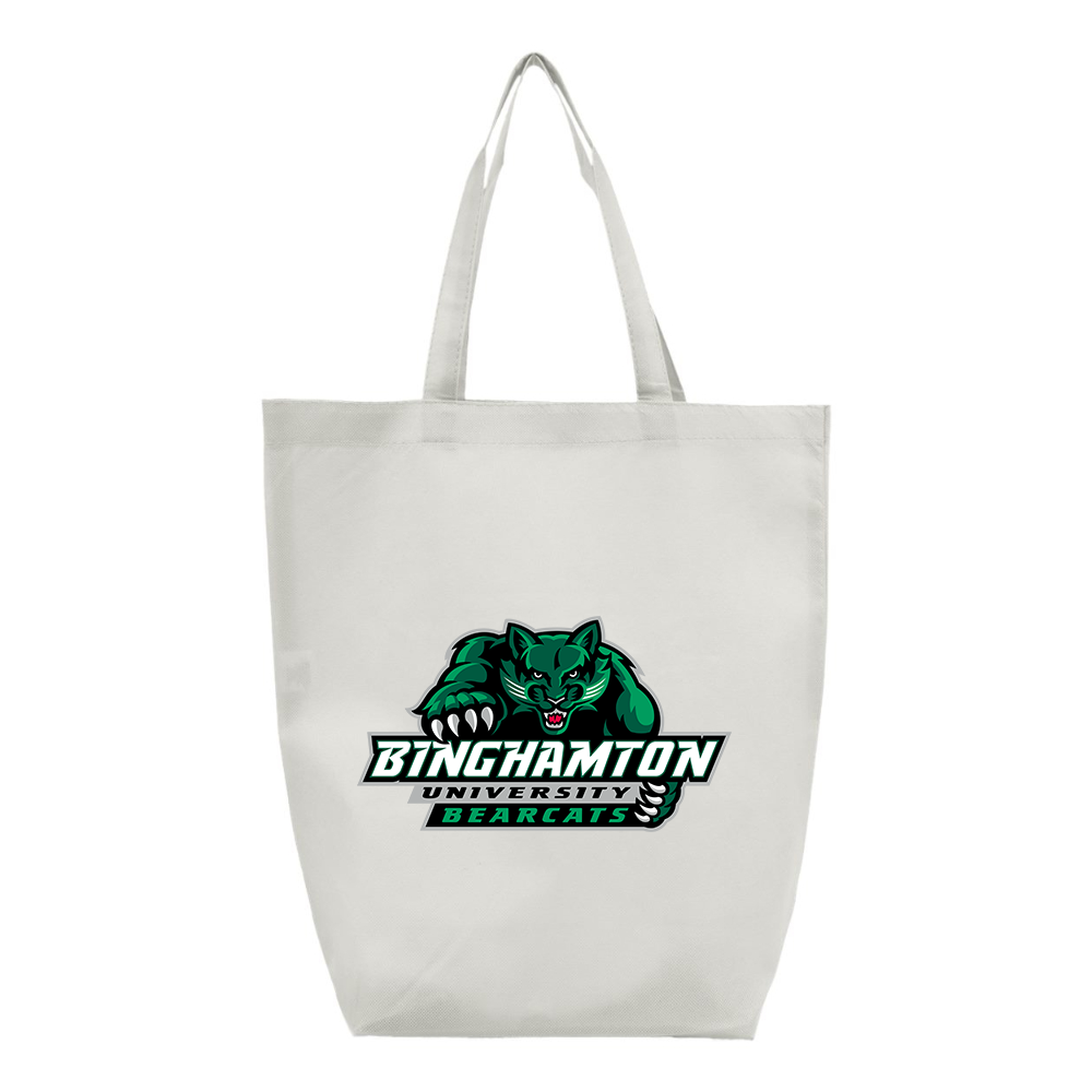 Binghamton Bearcats Q-Tees Non-Woven Gusset Bottom Tote
