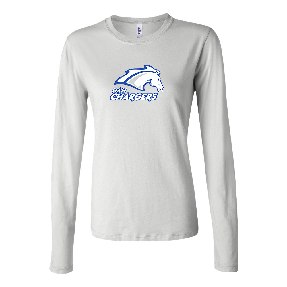BELLA CANVAS Women’s Alabama Huntsville Chargers Jersey Long Sleeve Tee