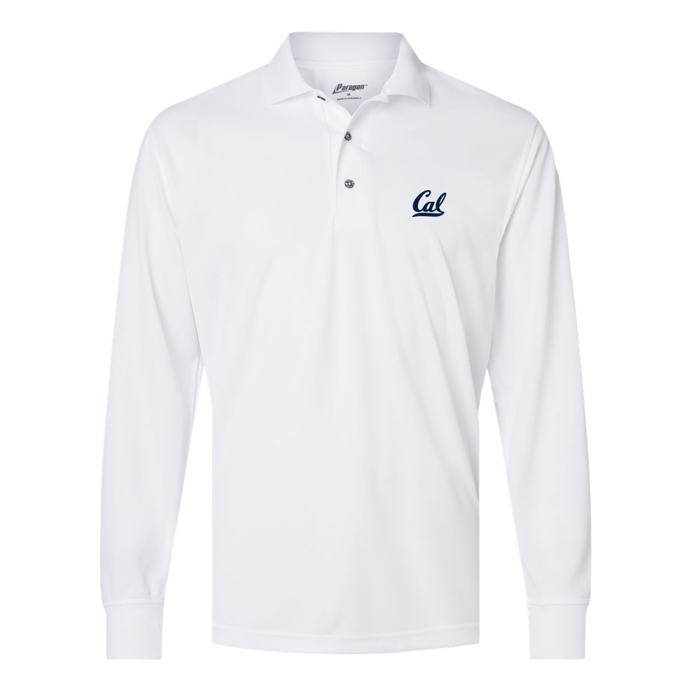 Men's California Golden Bears  Paragon Prescott Long Sleeve Polo