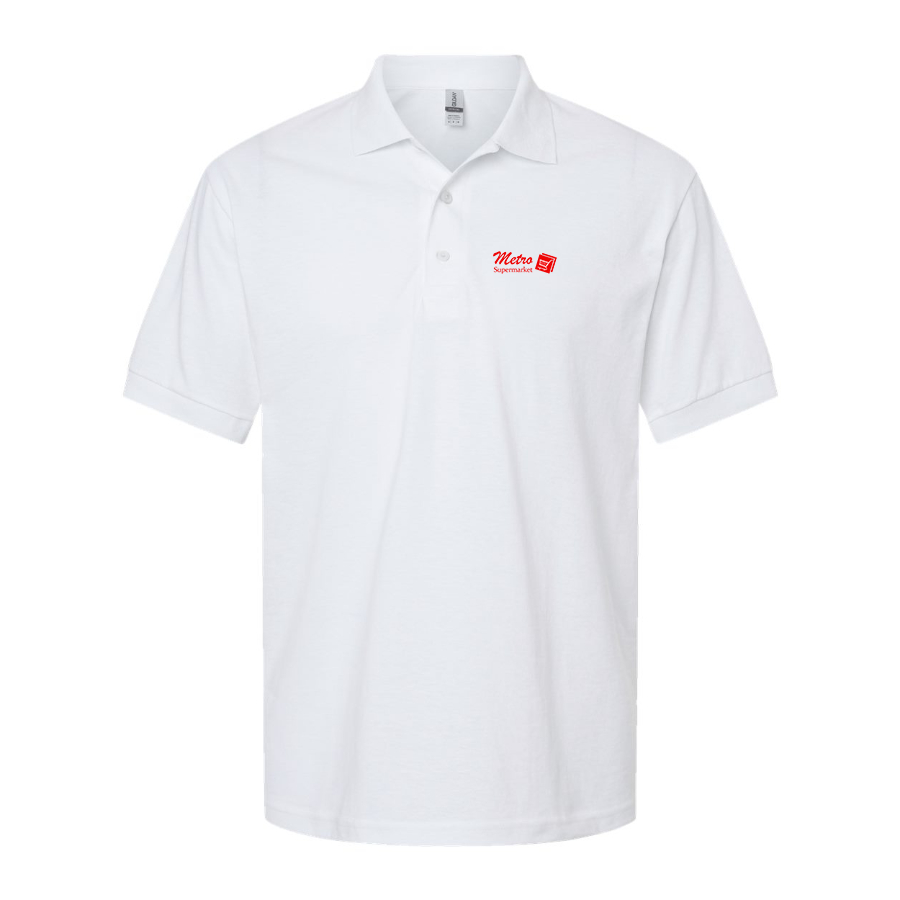 Men's Metro Supermarket Logo  Dry Blend Polo