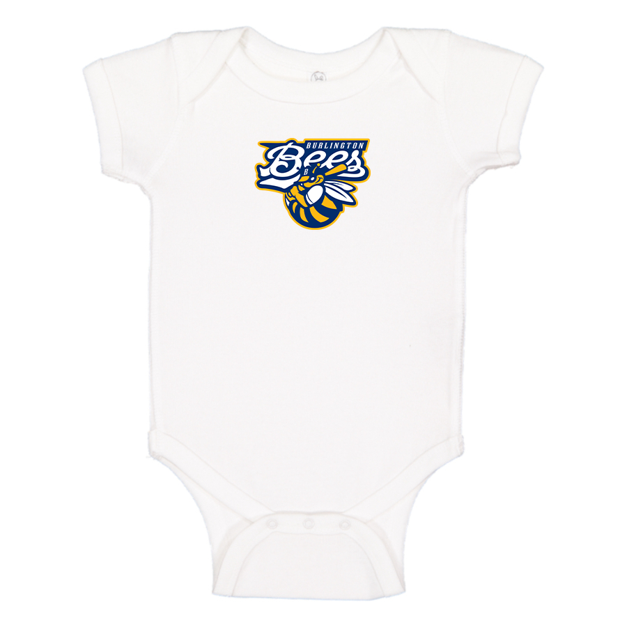 Burlington Bees  Logo Baby Onesie Romper