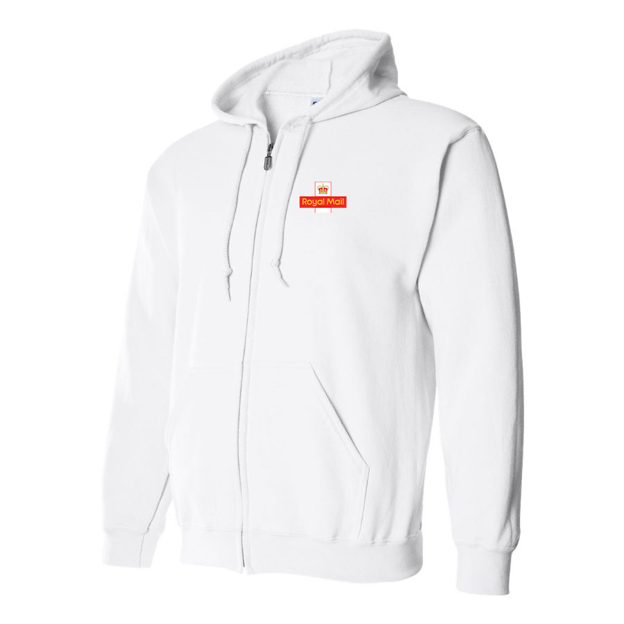 Men's Royal Mail   Logo Zipper Hoodie