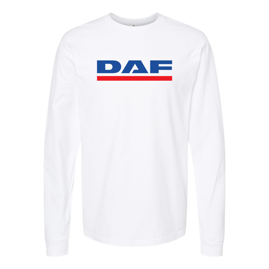 Men's  DAF Logo Cotton Long Sleeve T-Shirt