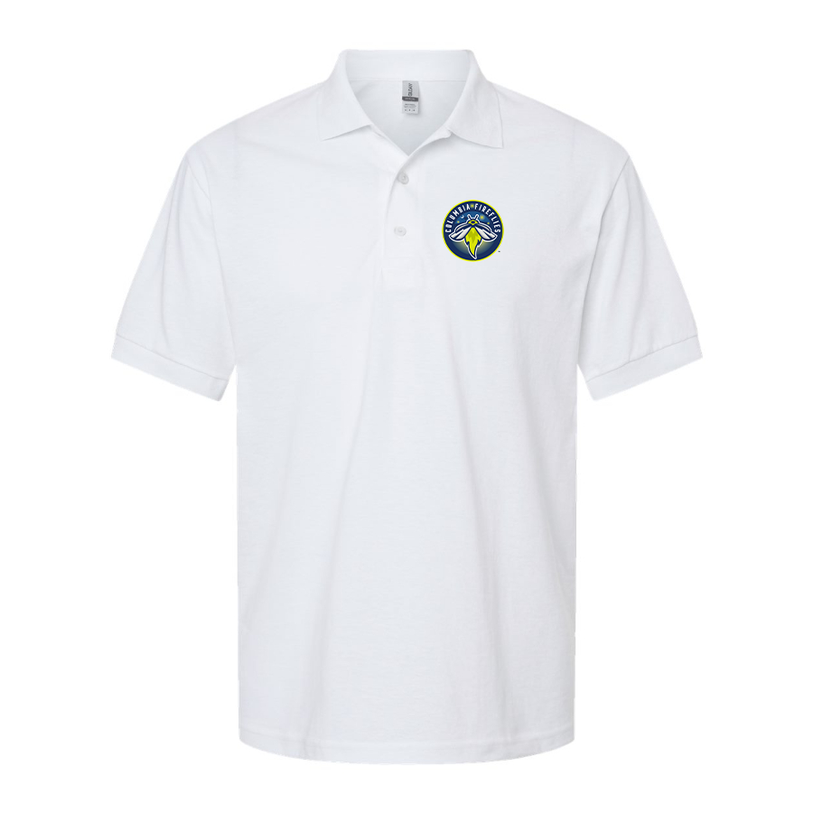 Men's Columbia Fireflies Logo Dry Blend Polo