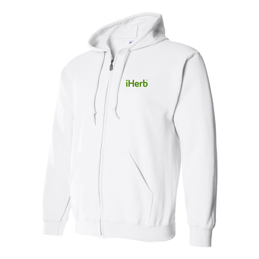 Men's iHerb Logo Zipper Hoodie