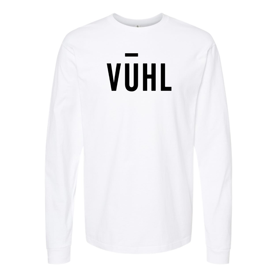 Men's VUHL Logo  Cotton Long Sleeve T-Shirt