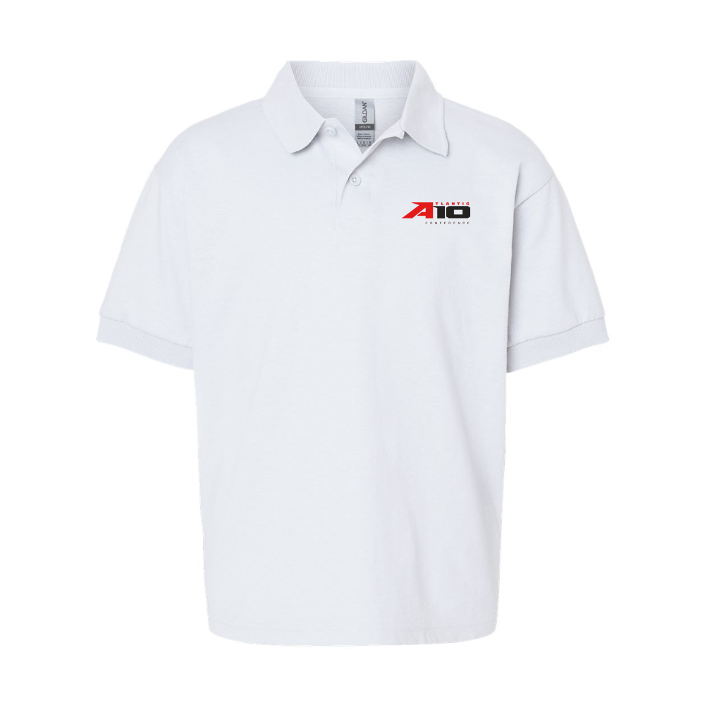 Youth  Atlantic 10 Conference  Gildan Dry Blend Jersey Polo