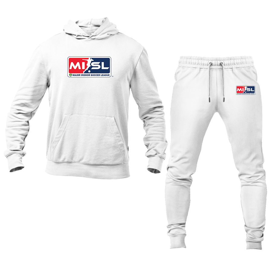 Men's Major Indoor Soccer League  Logo Hoodie Joggers Set