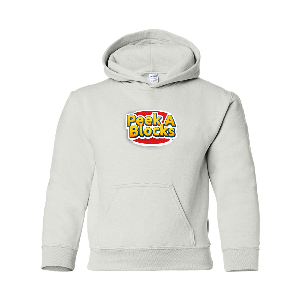 Youth  Peek A Blocks Gildan Heavy Blend  Hooded Sweatshirt