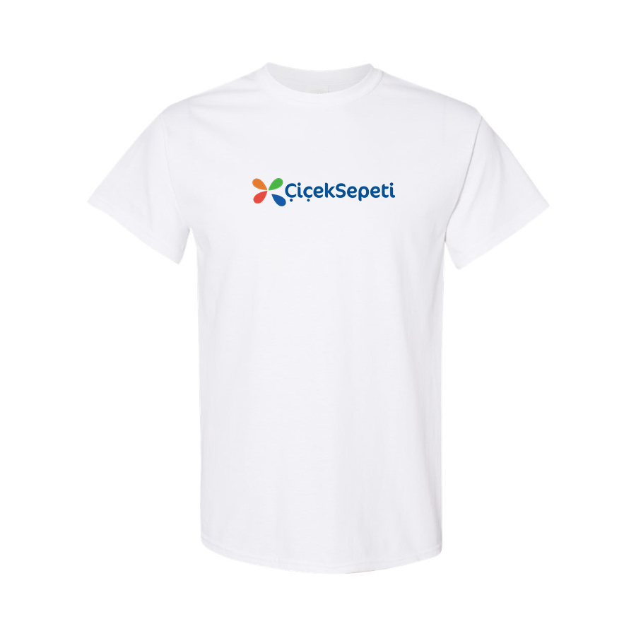 Men's Ciceksepeti Logo Cotton T-Shirt