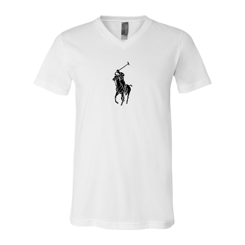 Polo Ralph Lauren BELLA  CANVAS - Jersey V-Neck T-Shirt
